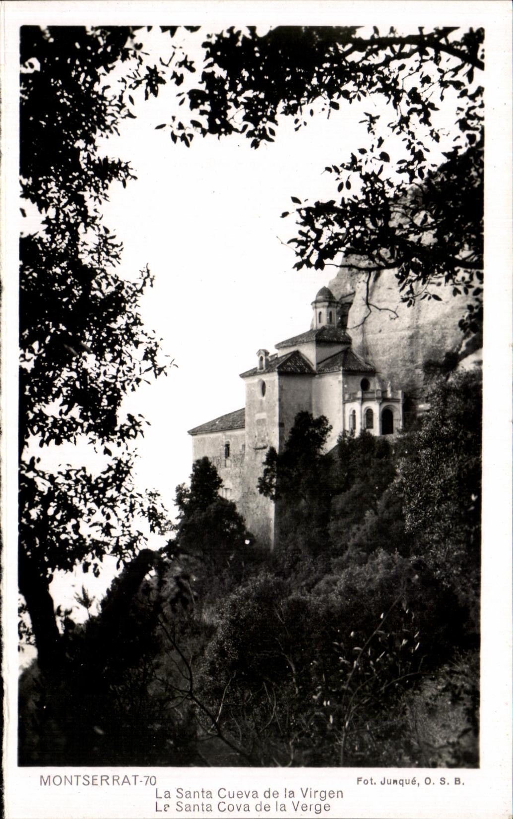 CPA Montserrat la Santa Cueva de la Virgen