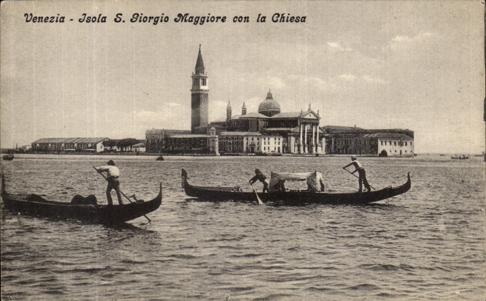 CPA Venezia Isola S Giorgio Maggiore con la Chiesa