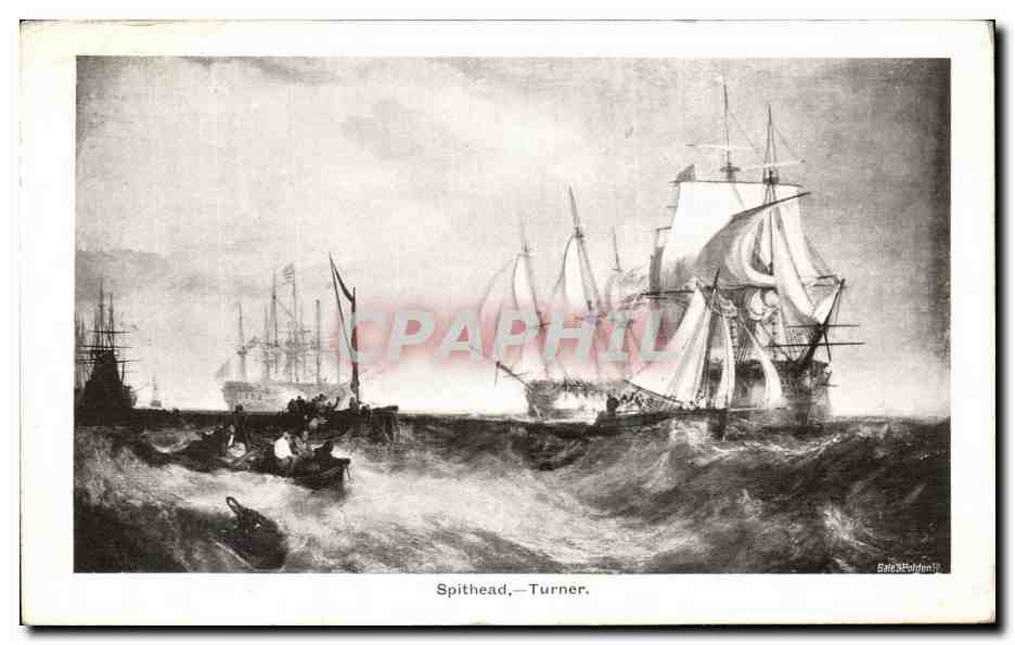 CPA Spithead Turner Bateaux Voiliers