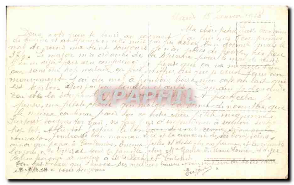 CPA Vicenza Fiume Retrone che Sbocco nel Bacchigllone — Rückseite