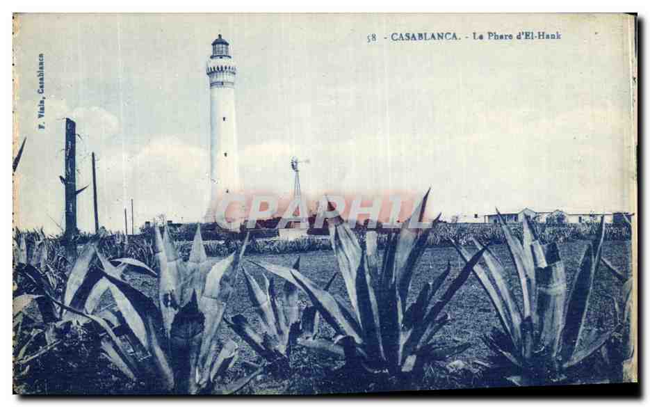 CPA Maroc Casablanca Le phare d El Hank 