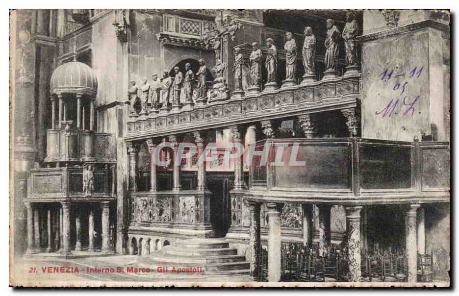 CPA Venezia Interno Marco Gll Apostoli