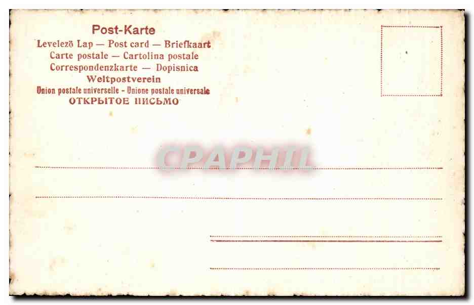 CPA Venezia Interno Marco Gll Apostoli — Rückseite