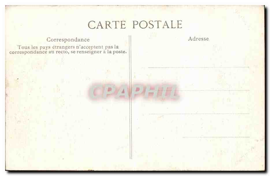 Messine — Les ruines de la Gare — Cataclysme sicilien du 27-28 décembre 1908 — Éditeur ELD — Verso