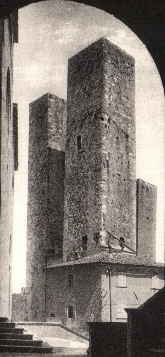 CPA San Gimignano Le Torri Salvucci Viste di sotto