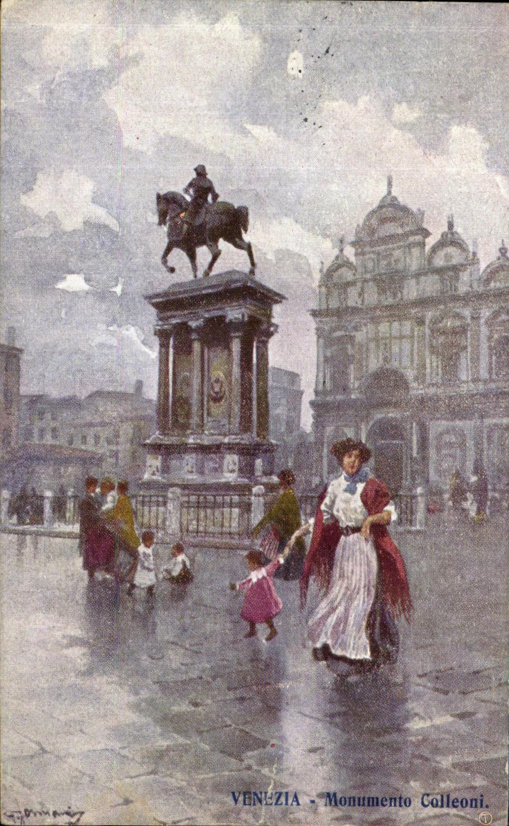 CPA Venezia Monumento Colleoni