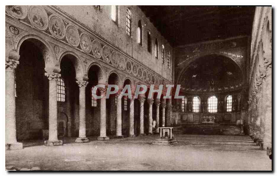 CPA Ravenna Interno Basilica S Apollinare in Classe 