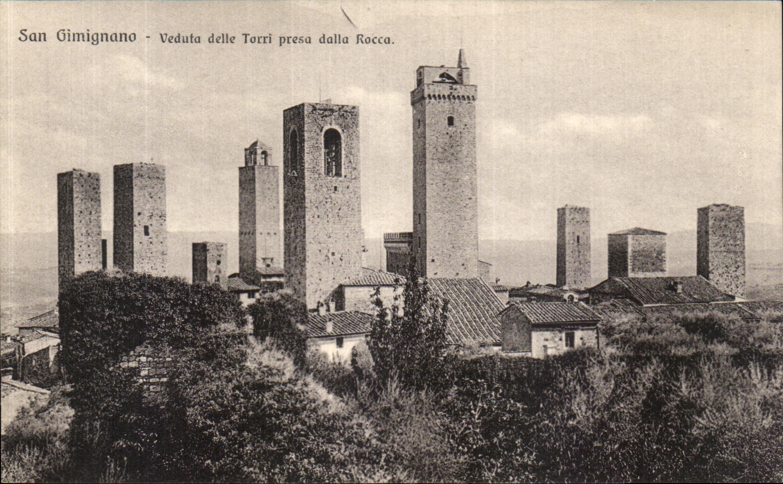 CPA San Gimignano Veduta della Torri presa dalla Rocca
