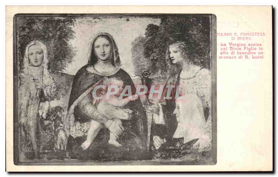 CPA Milano Pinacoteca di Brera La Vergine 