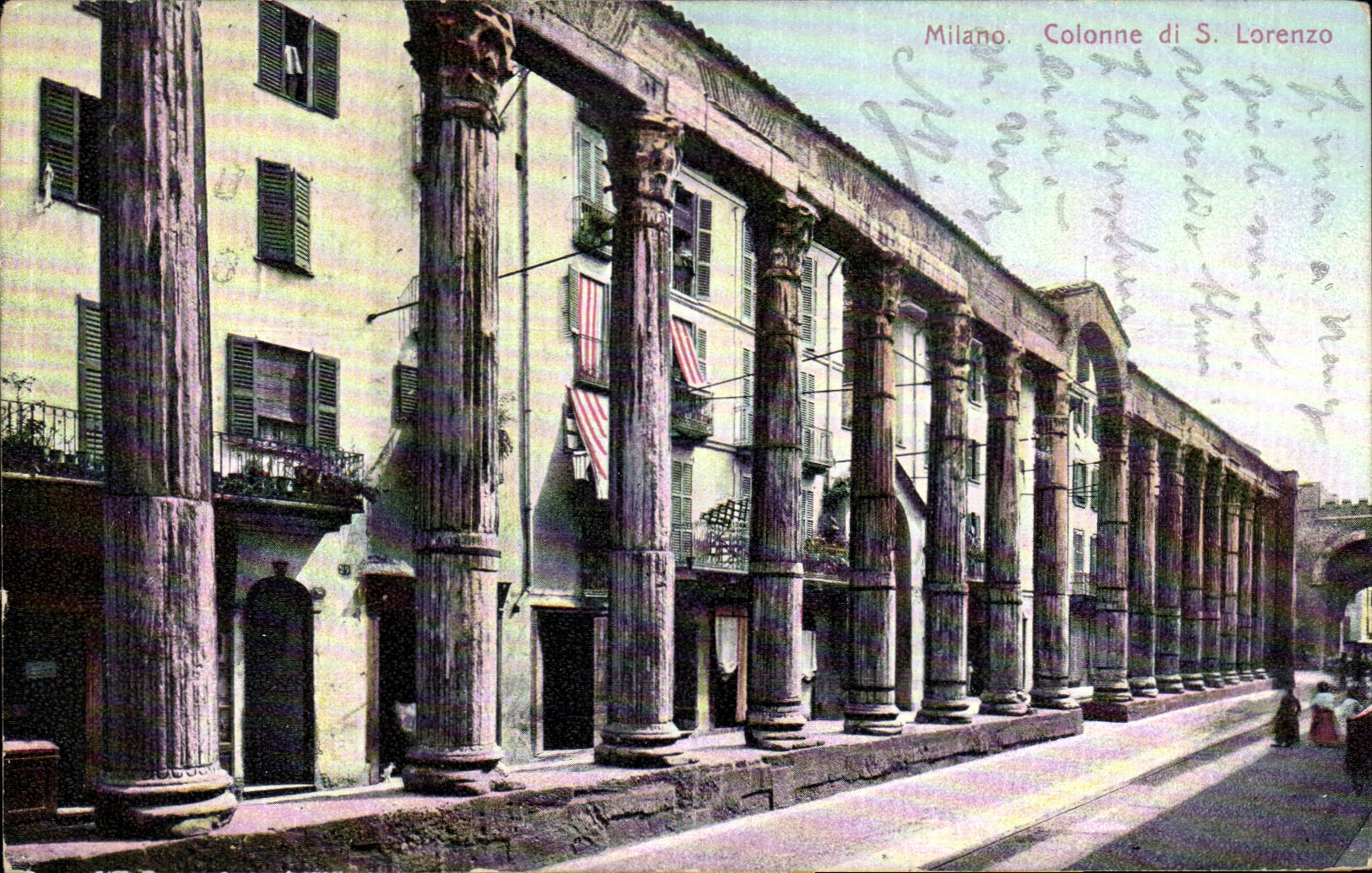 CPA Milano Mission Colonne di S Lorenzo