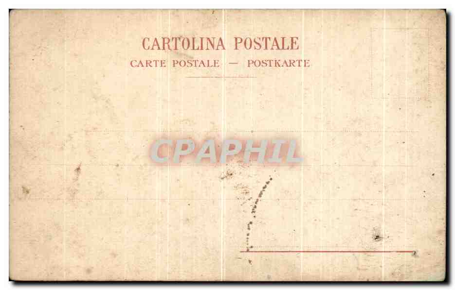 CPA Napoli col Castel dell Ove ed — Rückseite