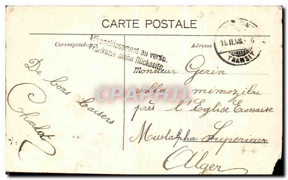 CPA Lausanne Tribunal Rederal et Mounment de Guill Tell Charnaux — Reverso