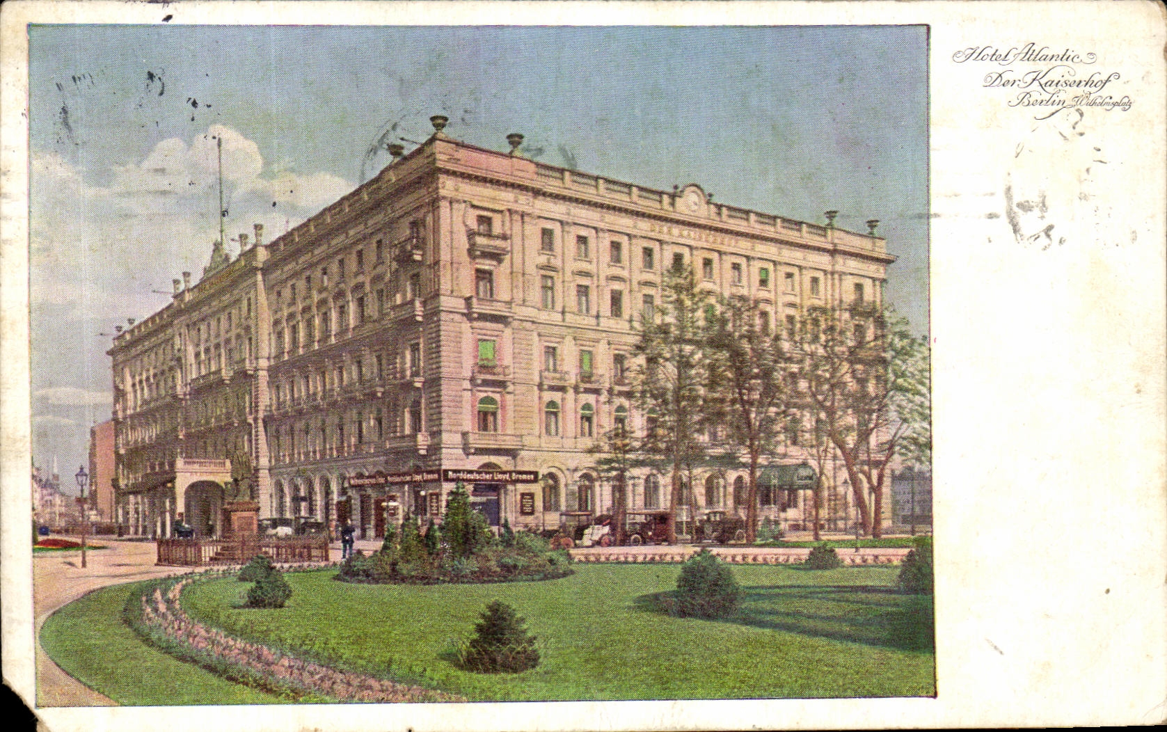 Hôtel Atlantic Dor-Kaiserhof — Berlin, Wilmersdorf — éditeur inconnu, n° de série non visible