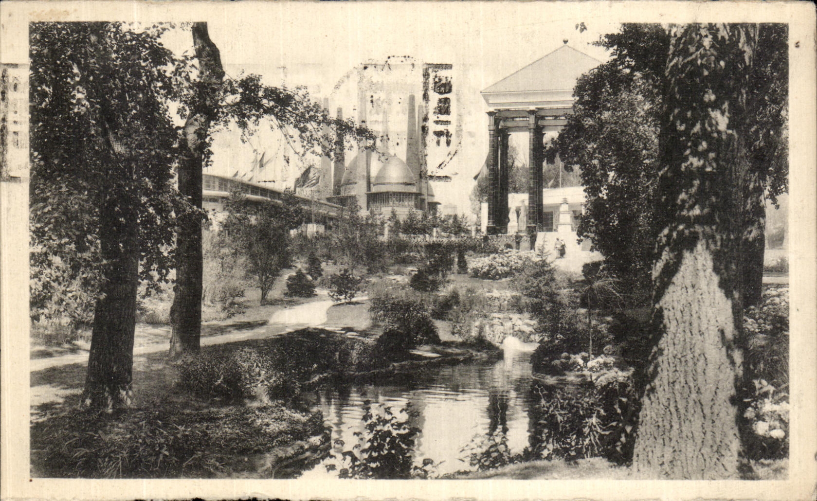 CPA Exposition Universelle Bruxelles 1935 Vue du parc 