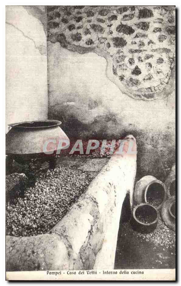 CPA Pompei Casa dei Vetti Interno della Cucina