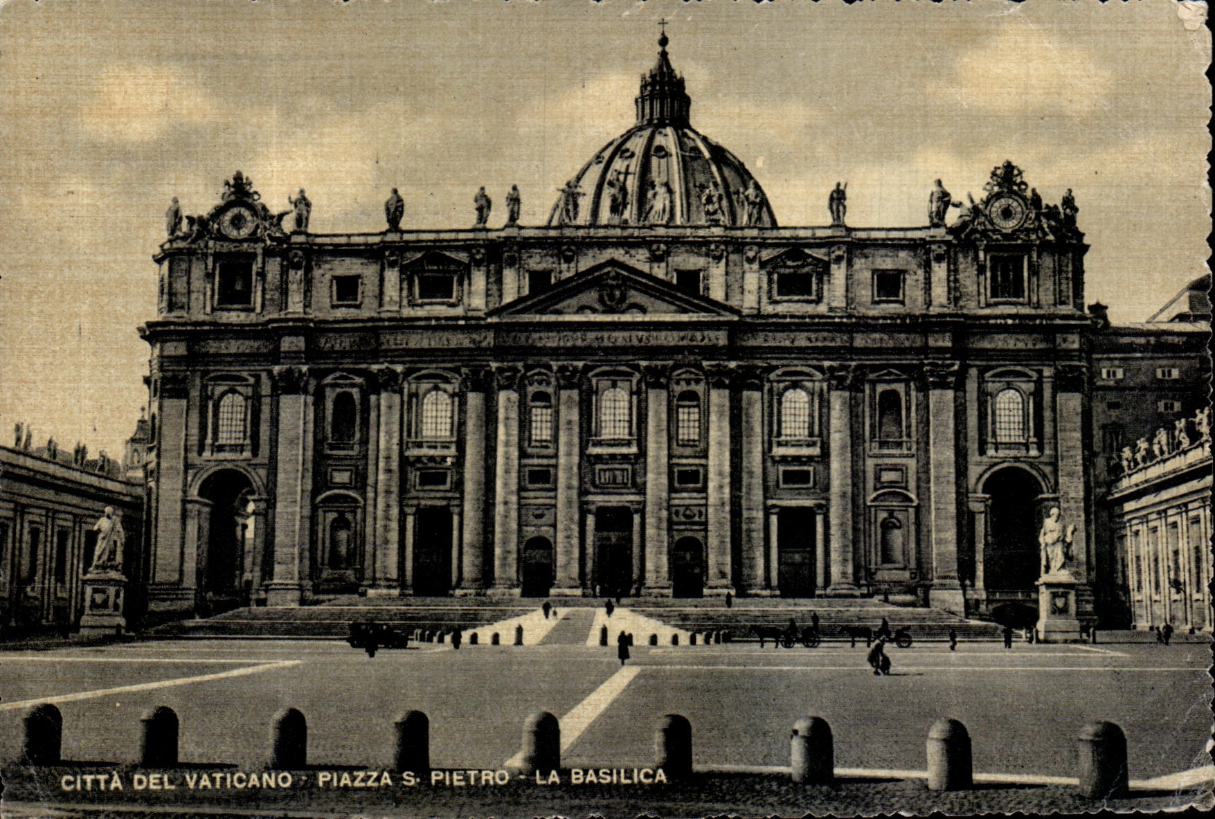 CPA Citta Del Vaticano Piazza S Pietro La Basilica
