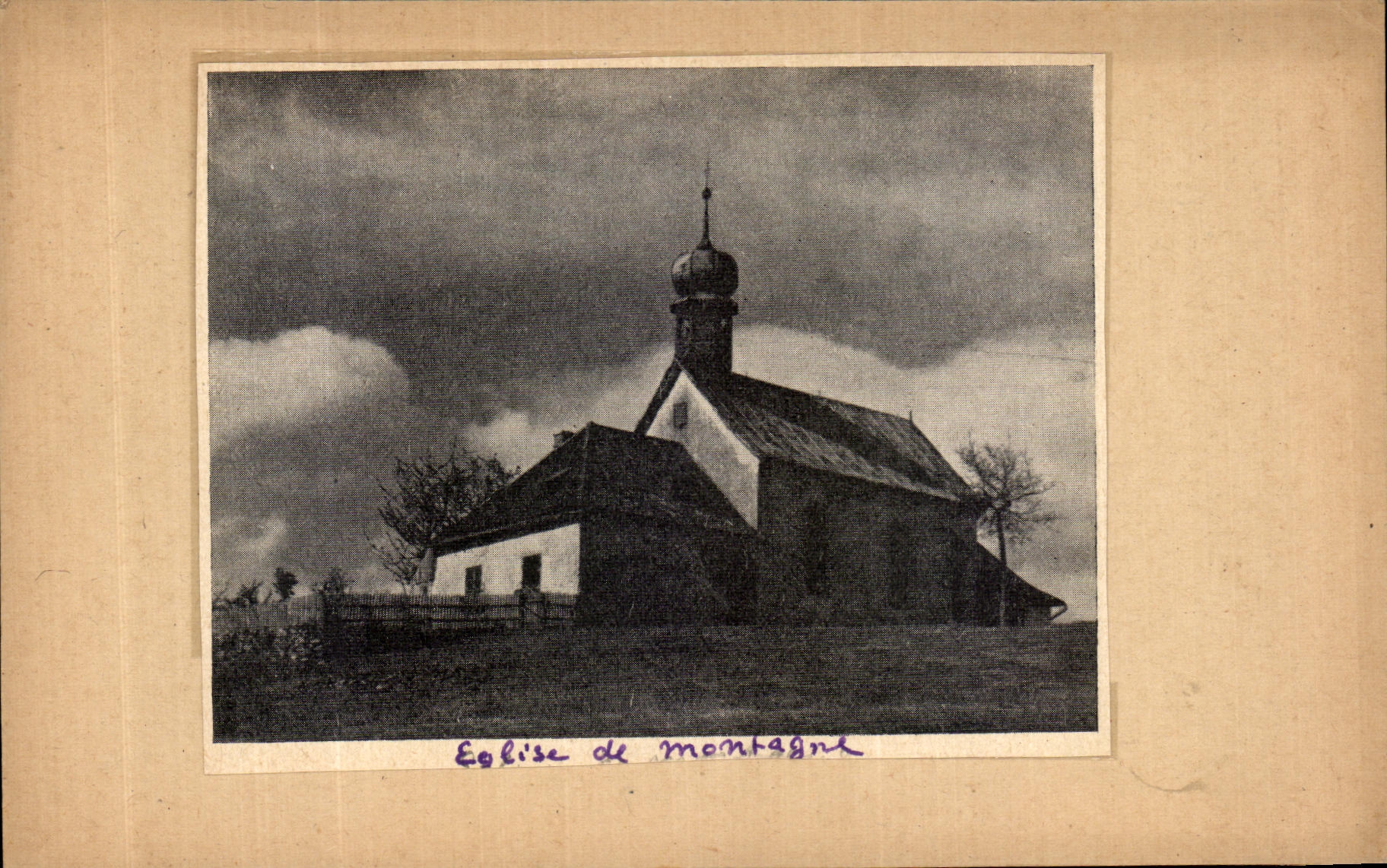 CPA Eglise de montagne