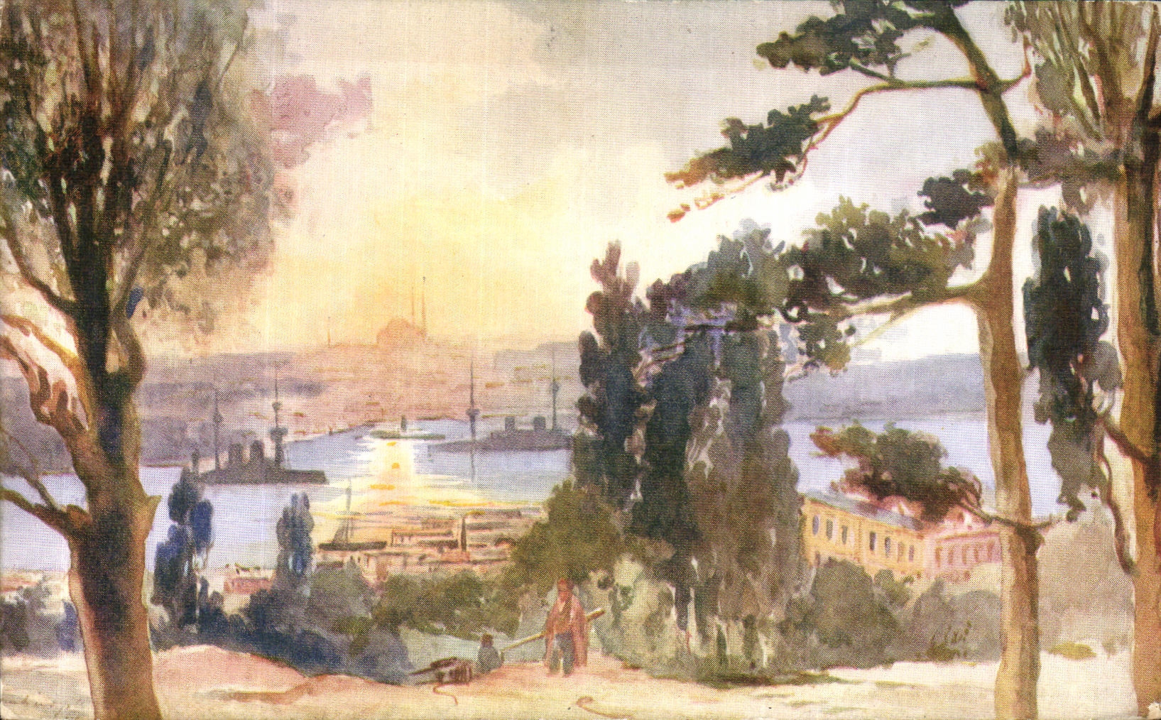 CPA Constantinople La Corne d Or Turquie 