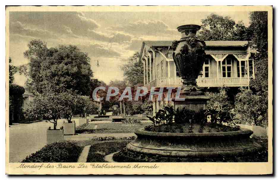 CPA Mondorf les Bains les Etablisements themale