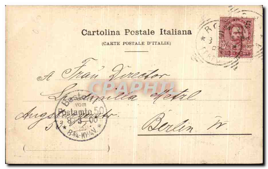 CPA Ricordo dell Unno Santo 1900 Rome  — Rückseite