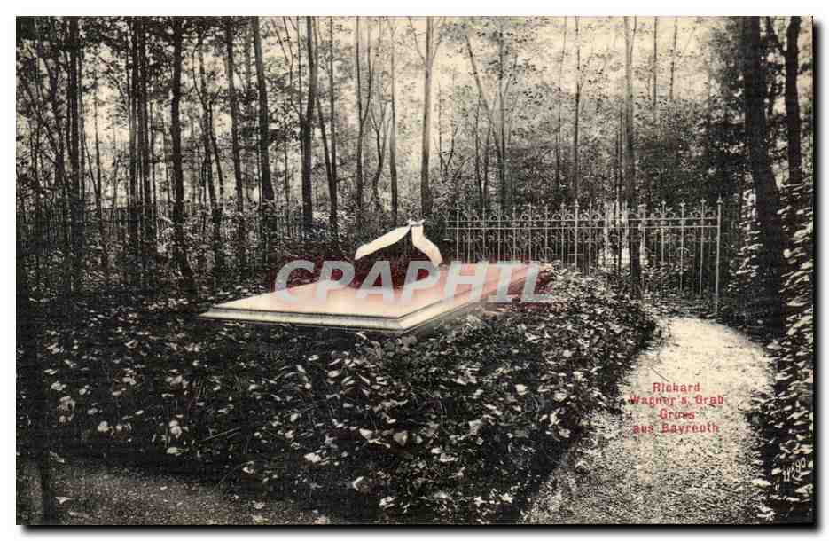 CPA Richard Wagner Grab Gries aus Bayreuth