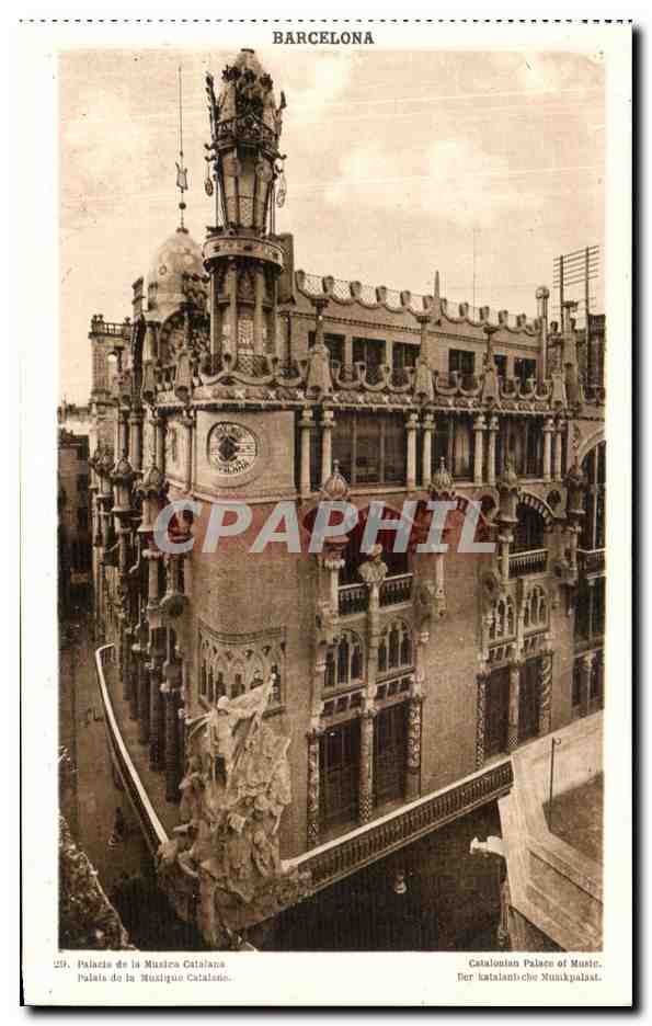 CPA Barcelona Palais de la Musica Catalana