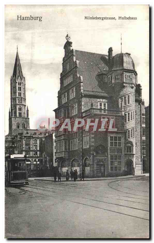 CPA Hamburg Monkebergstrasse Hulbehaus