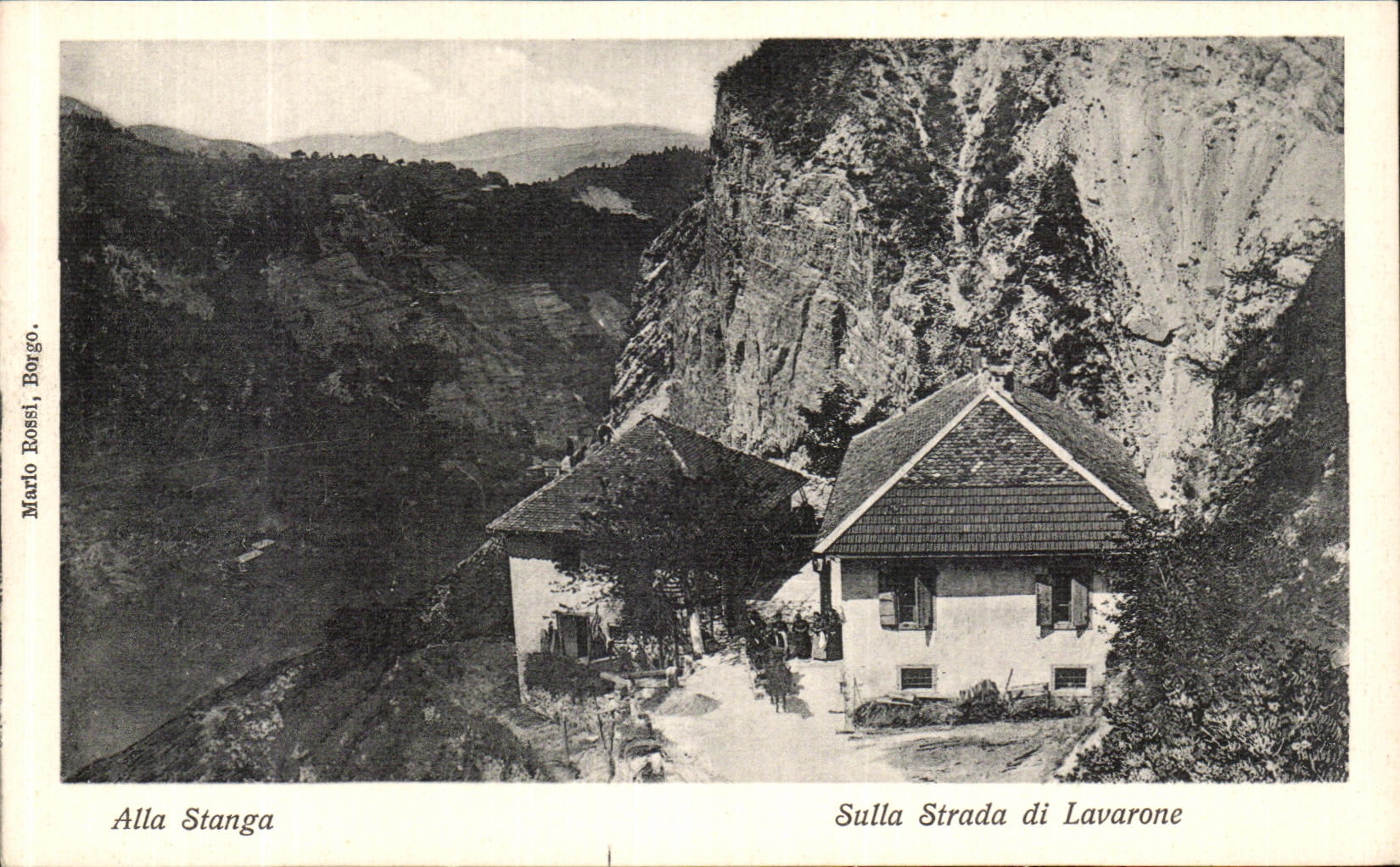 CPA Alla Stanga Sulla Strada Di Lavarone