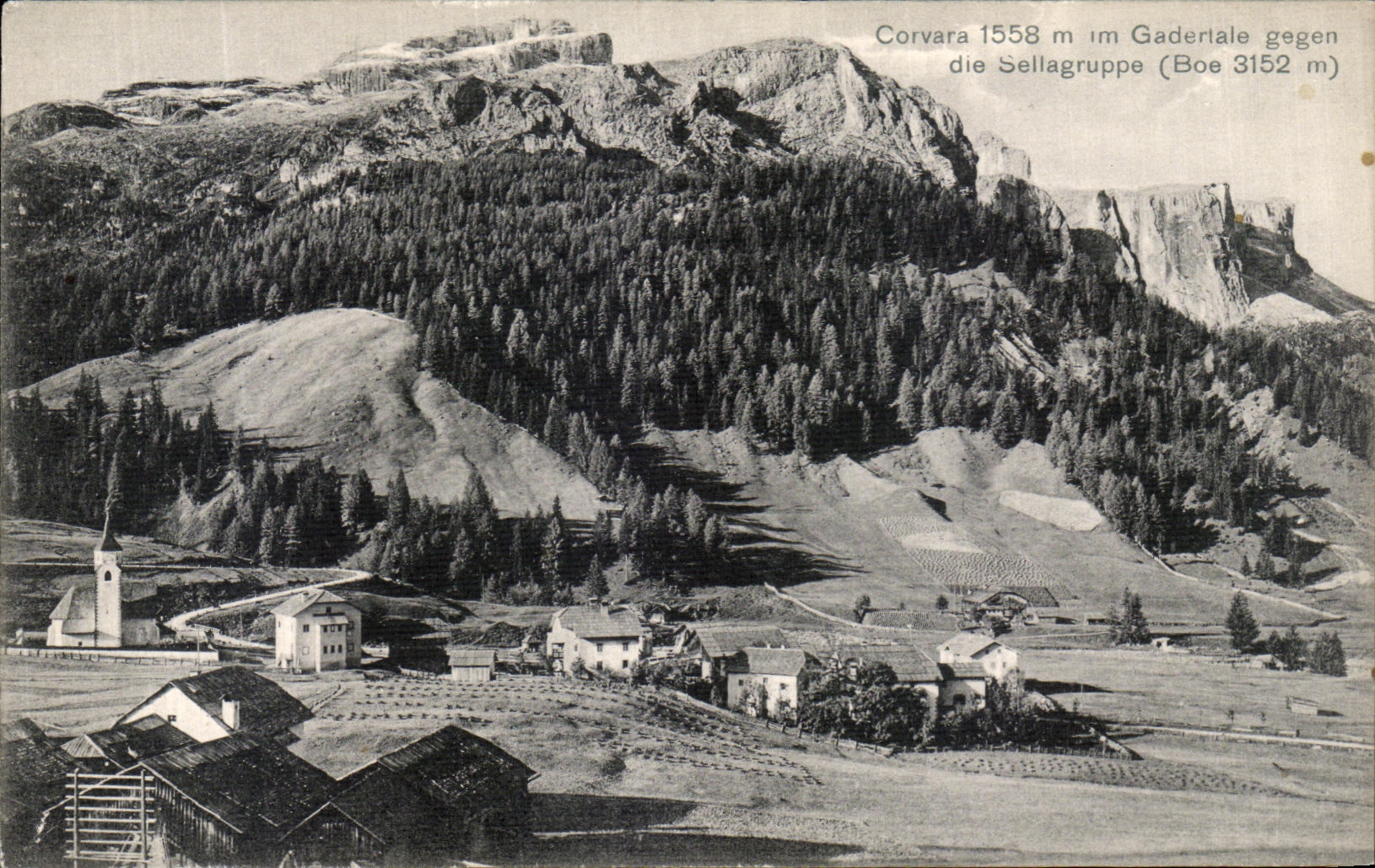 CPA Corvara Gaderertale gegen die Sellagruppe