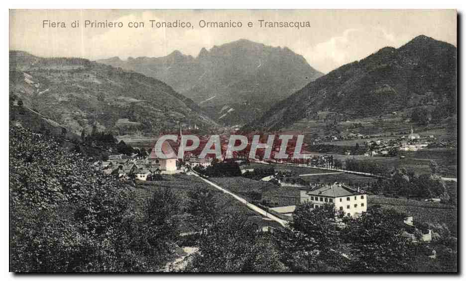 CPA Fiera di Primiero Con Tonadica Ormanico e Transacqua