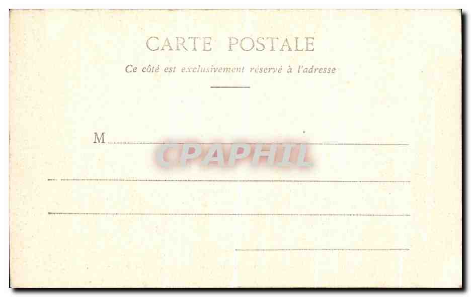 CPA Monastere du Carmel Sous La Protection de La France Baie de Caiffa — Rückseite