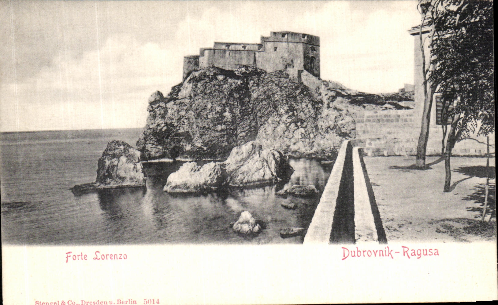 Forte Lorenzo — Dubrovnik-Ragusa — Stengel & Co., Dresden u. Berlin, n° 5014