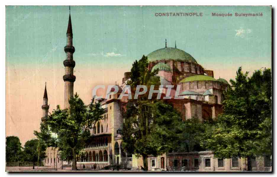 CPA Constantinople Mosquee Suleymanie Turquie