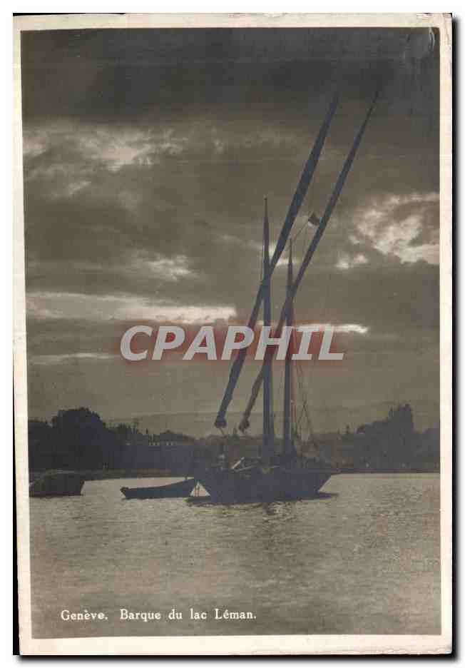 Genève. Barque du lac Léman — CPAPHIL