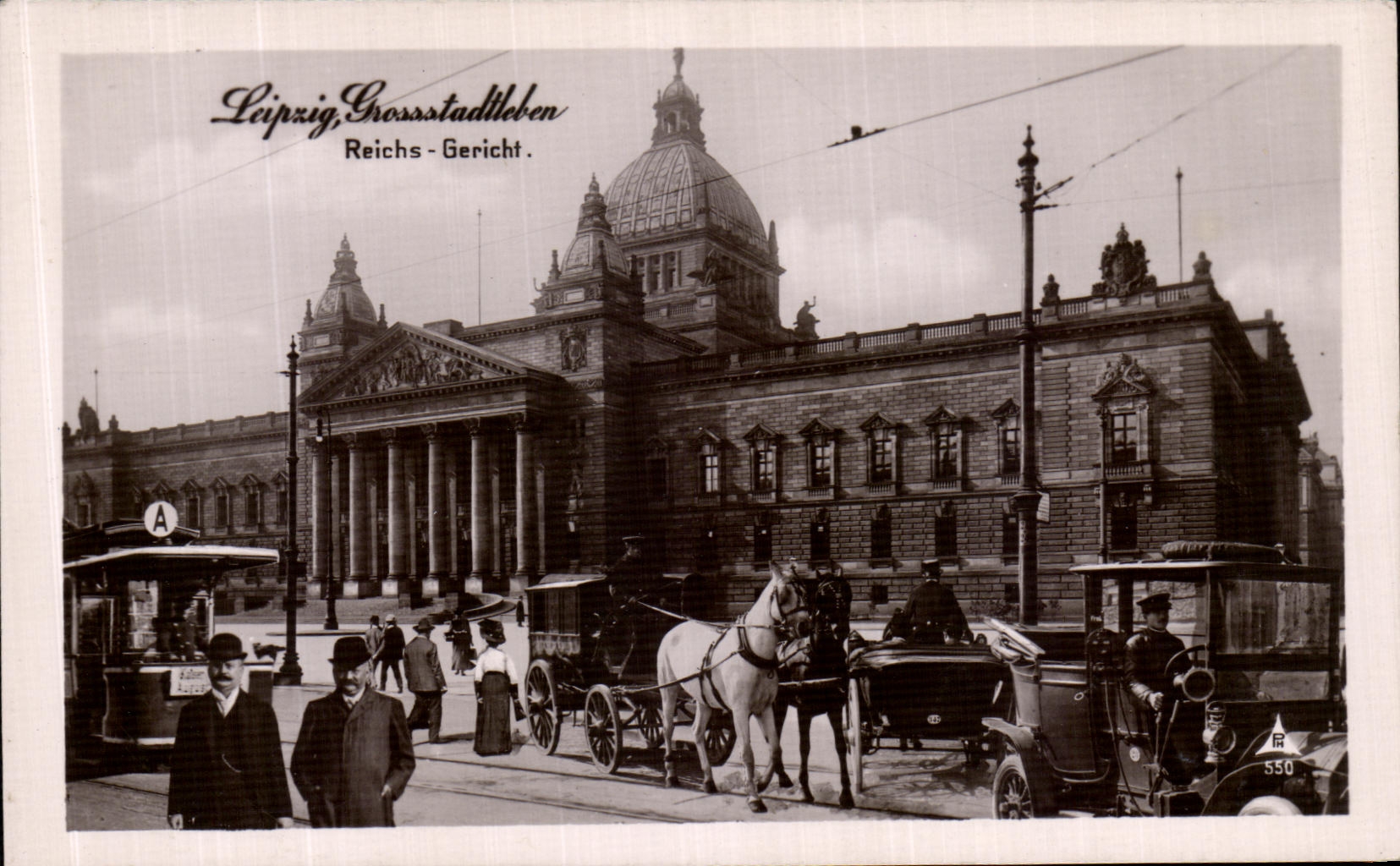 CPA Leipzig Grosstadtheben Reichs Gericht 