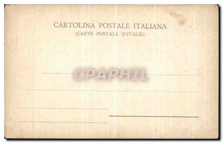 CPA Napoli Maccheronaio Napoletano Scena dal Vero  — Rückseite