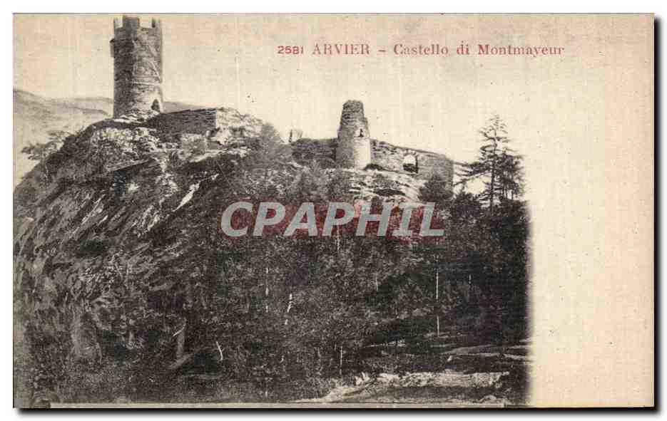 CPA Arvier Castello di Montmayeur 