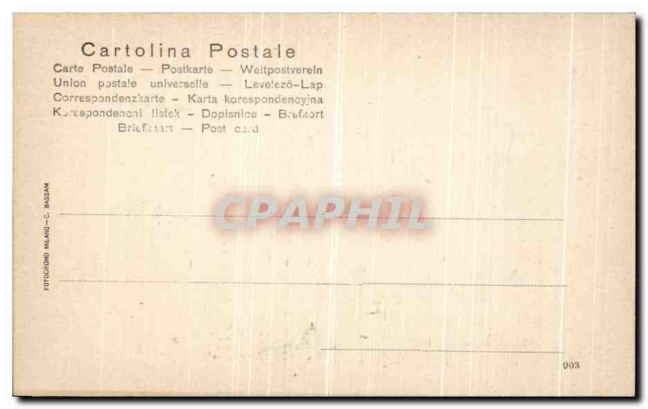 CPA Arvier Castello di Montmayeur  — Rückseite