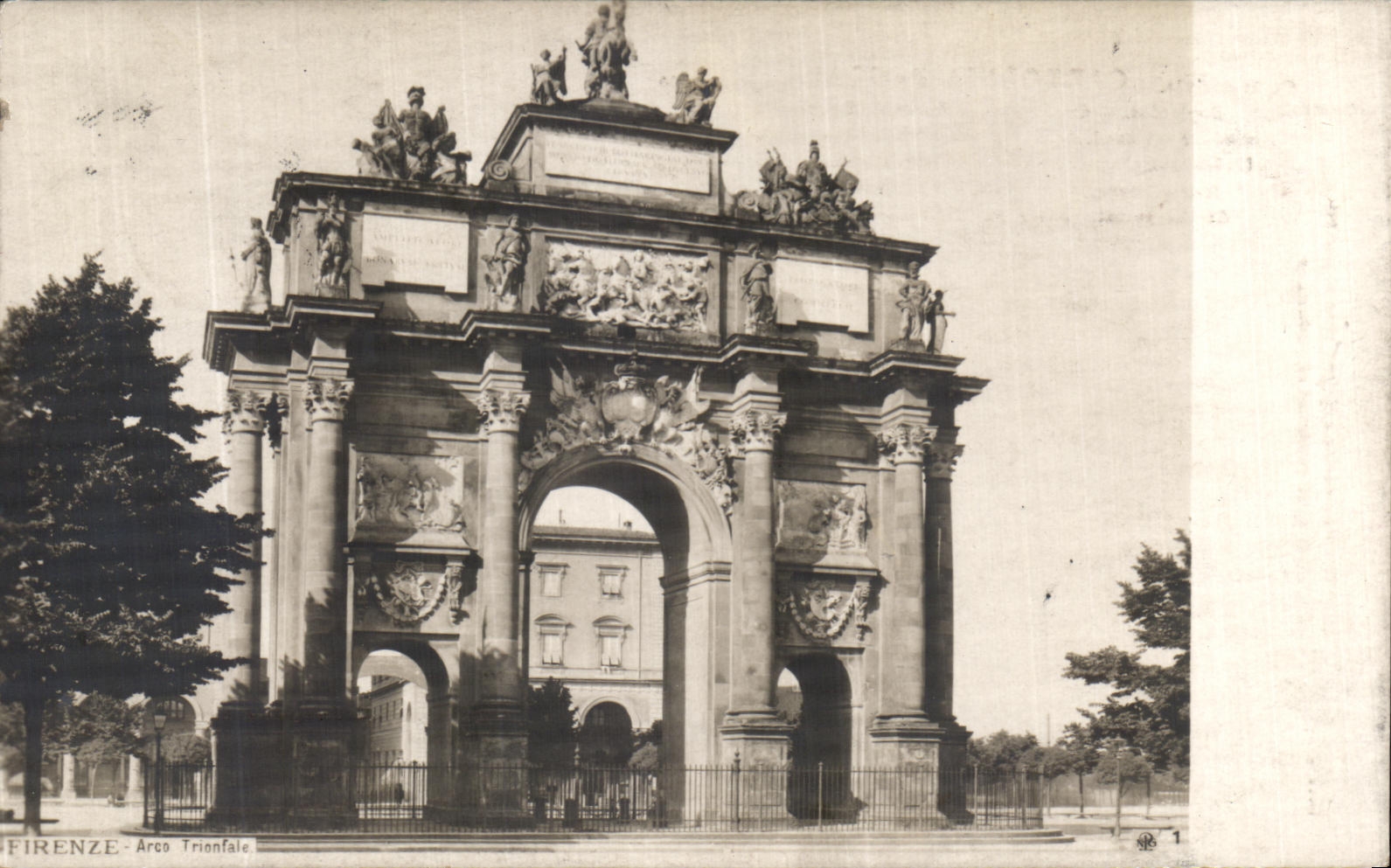 CPA Firenze Arco trionfale