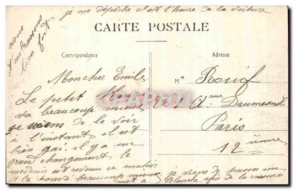 CPA Sens L Yonne dans La Traversee de Sens — Rückseite