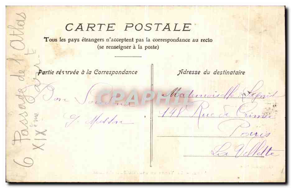 Sens — La Vanne en aval du Pont-Bruant — Cl. Isniaël, Sens — Rückseite