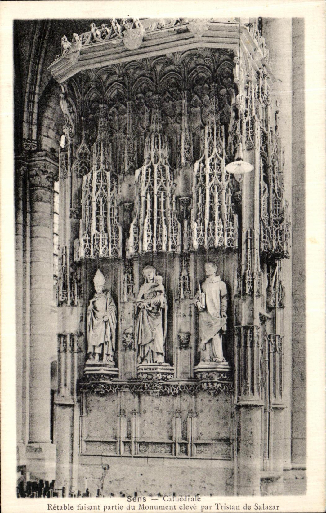Sens — Cathédrale — Rétable faisant partie du Monument élevé par Tristan de Salazar