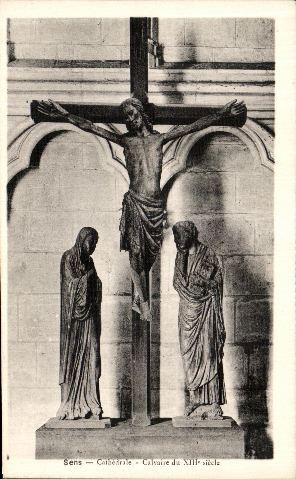 Sens — Cathédrale — Calvaire du XIIIe siècle