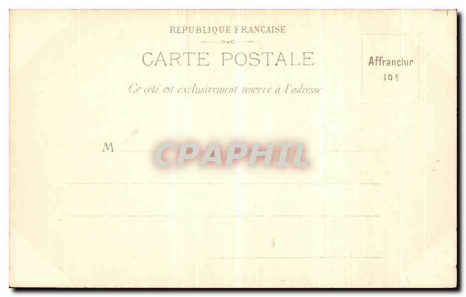 CPA Sens Cathedrale Portail de Moise — Verso