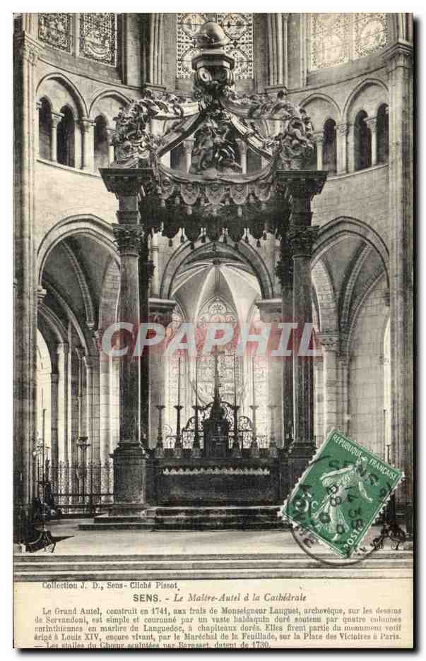 SENS - Le Maître-Autel de la Cathédrale — Collection J. B. Sens-Cliché Pissot