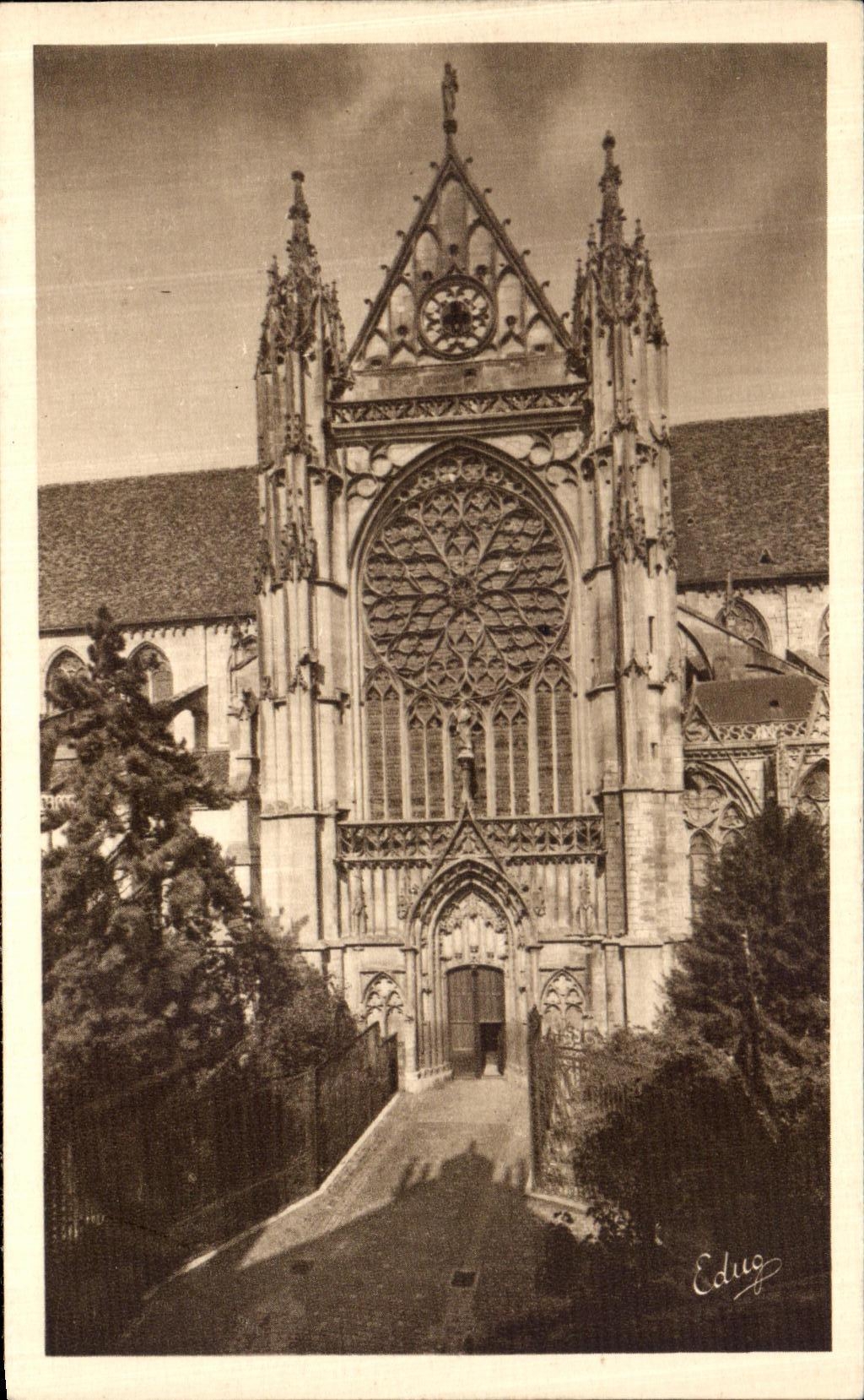 Sens (Yonne) — Portail Sud de la Cathédrale dit Portail de Moïse — Edug