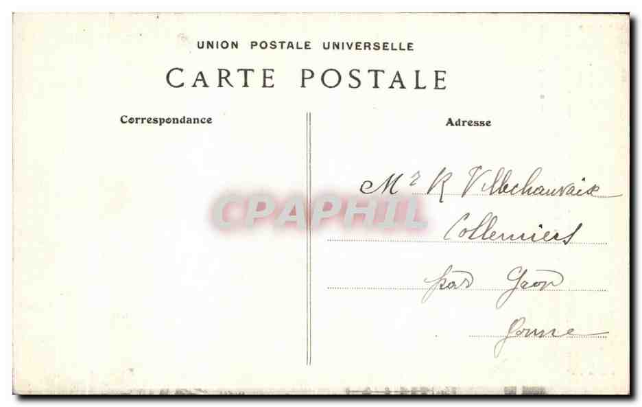 SENS — L'Autel de la Chapelle de la Vierge à la Cathédrale — Éditeur : L'Union Nationale de France, n° de série non visible — Reverso