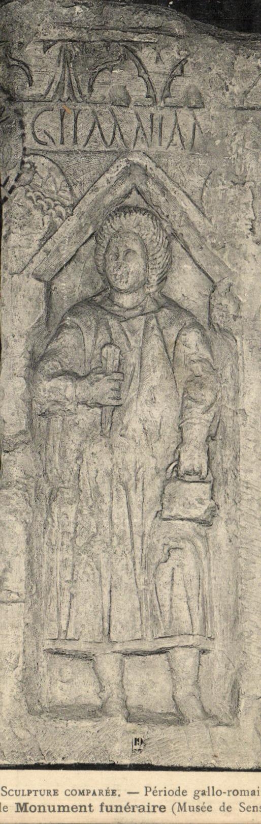 Sculpture funéraire gallo-romaine — Musée de Sens