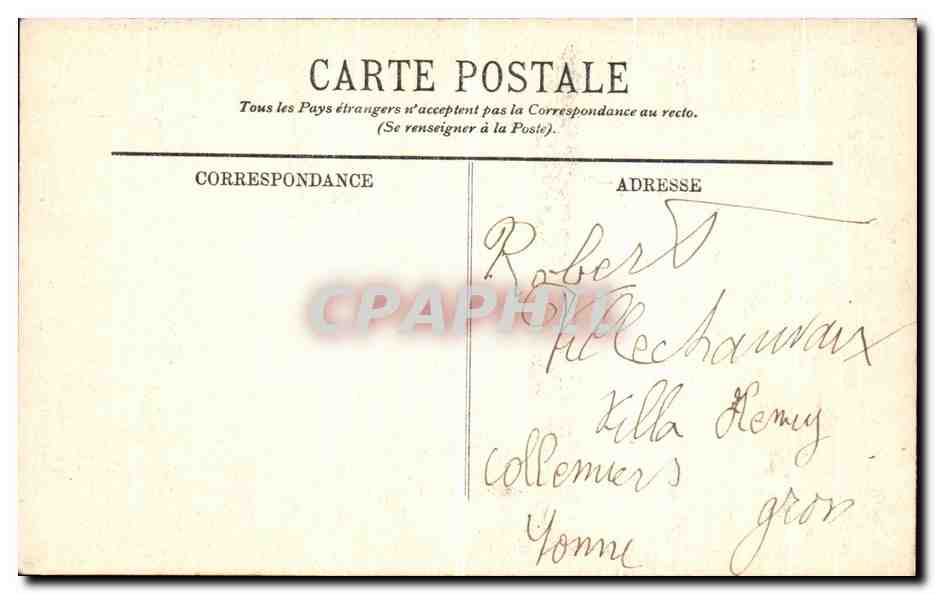 Sens — La Cathédrale — Grande Nef — LL. — Verso
