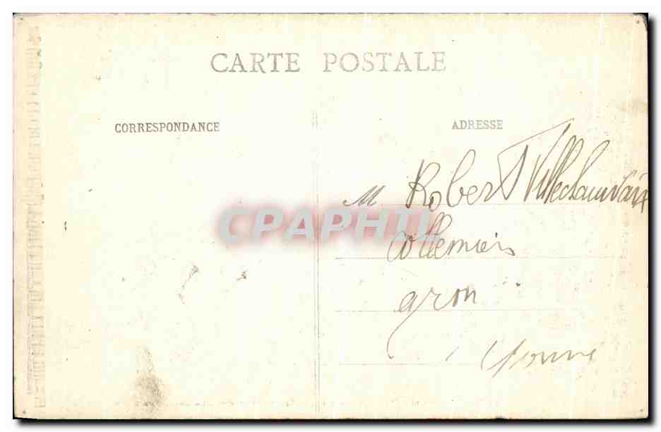 SENS. - Rathaus und Ansicht des Quartiers Madagascar — Edition der Parisiennes Galerien — Rückseite